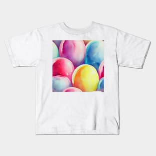 Watercolor lollipop pattern Kids T-Shirt